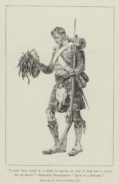 Het leven van een soldaat van sergeant Donaldson door Richard Caton Woodville junior